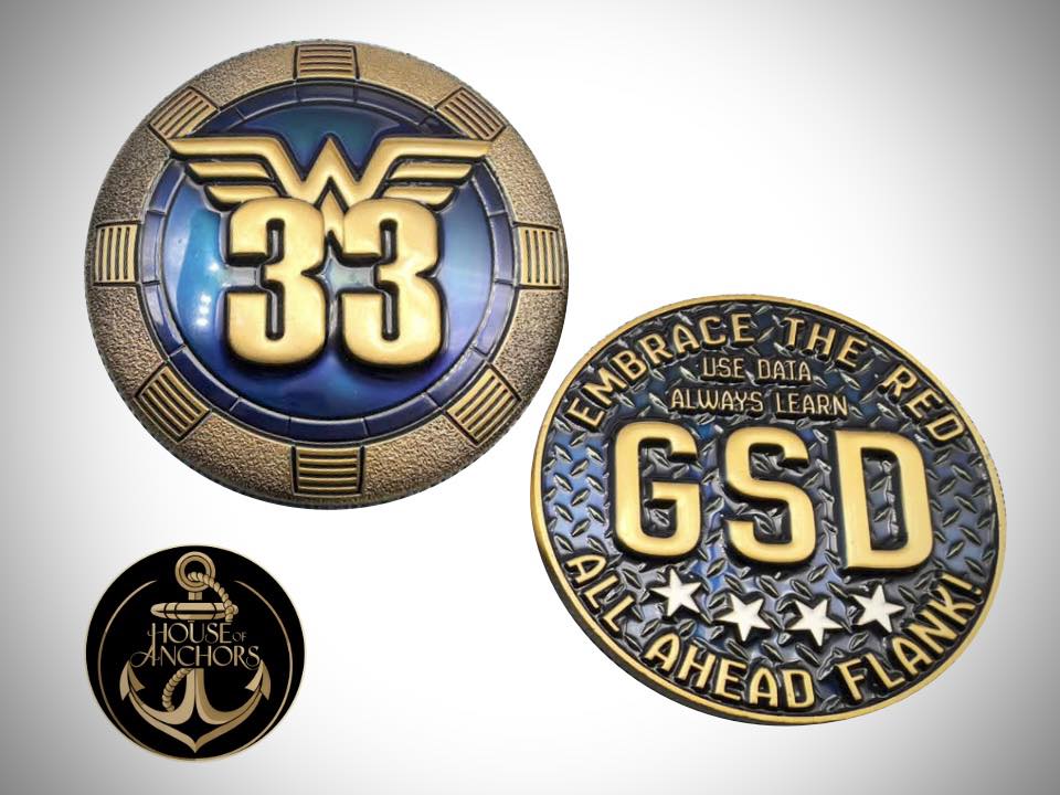 33 Shield Challenge Coin