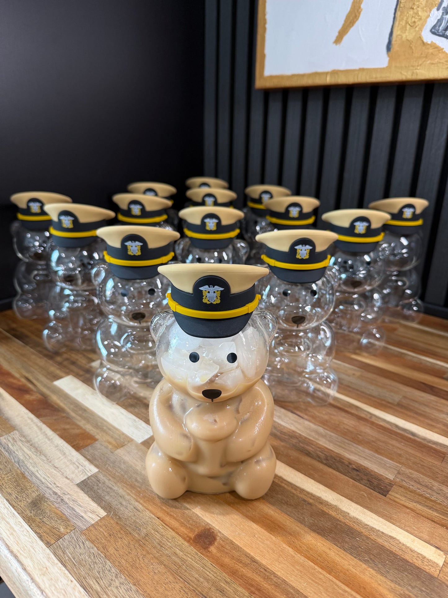 House of Anchors Glass Bear