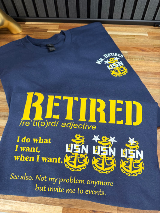 Retired Mr. And Mrs.