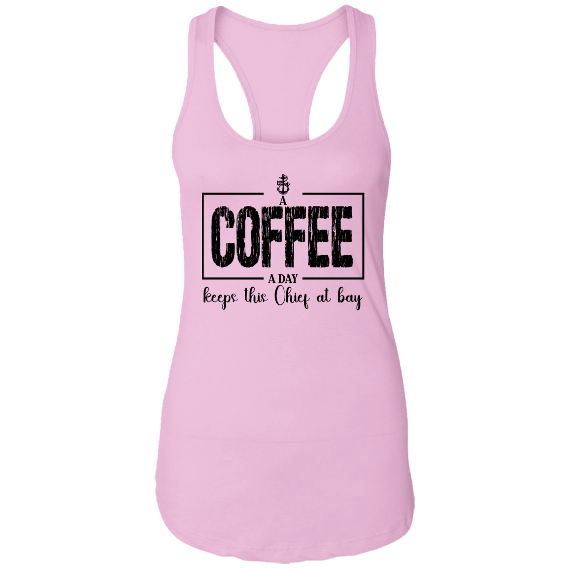 A Coffee a Day Ladies Racerback Tank