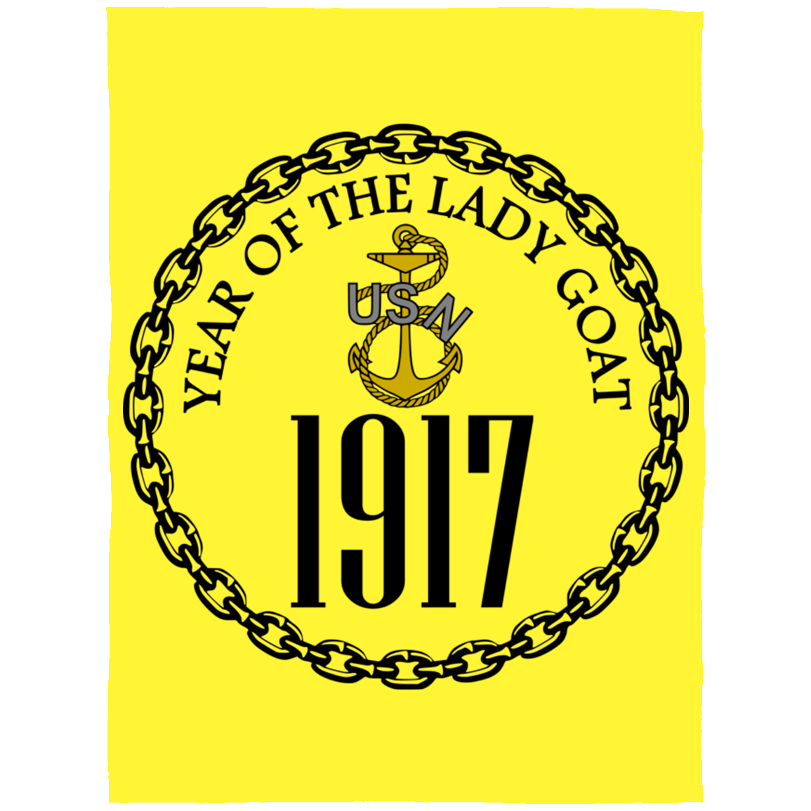 Year of the Lady Goat Fleece Blanket 60x80