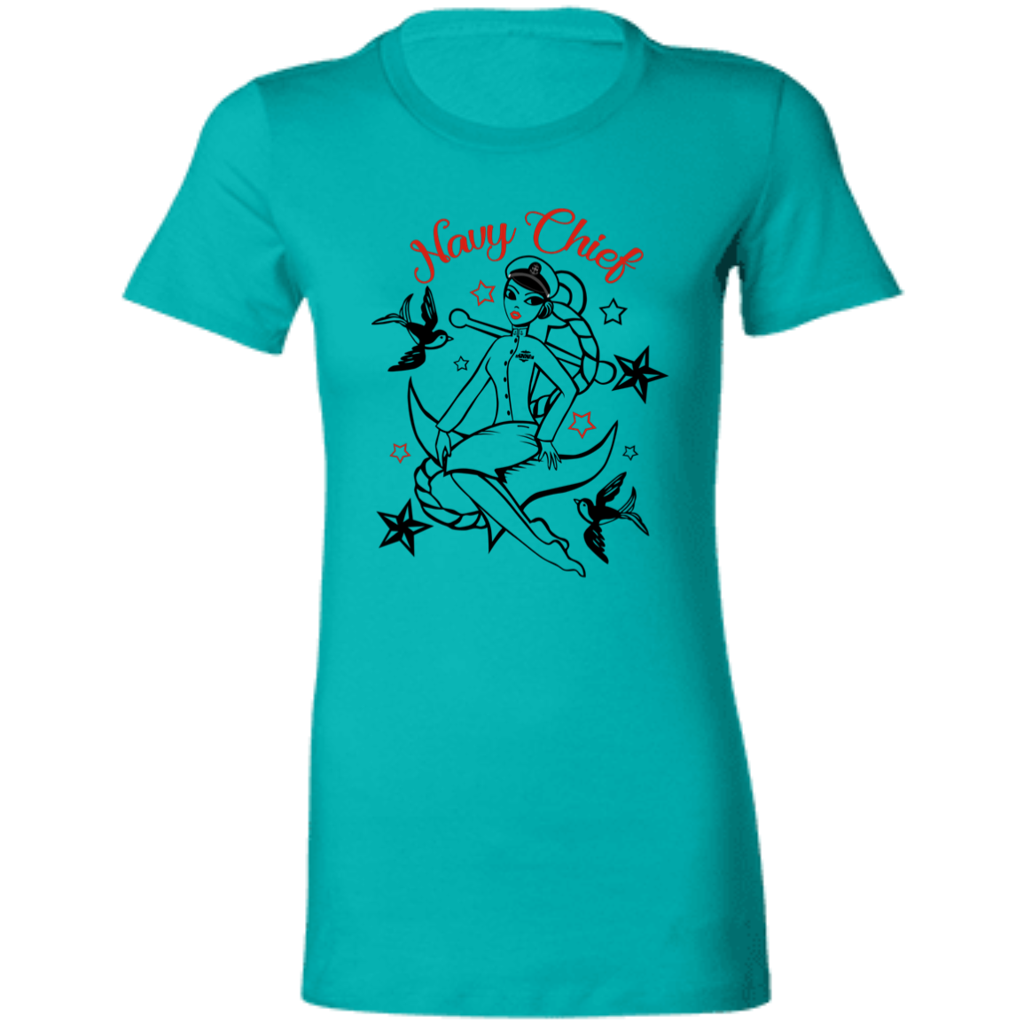 Navy Chief Pin Up Ladies' Favorite T-Shirt
