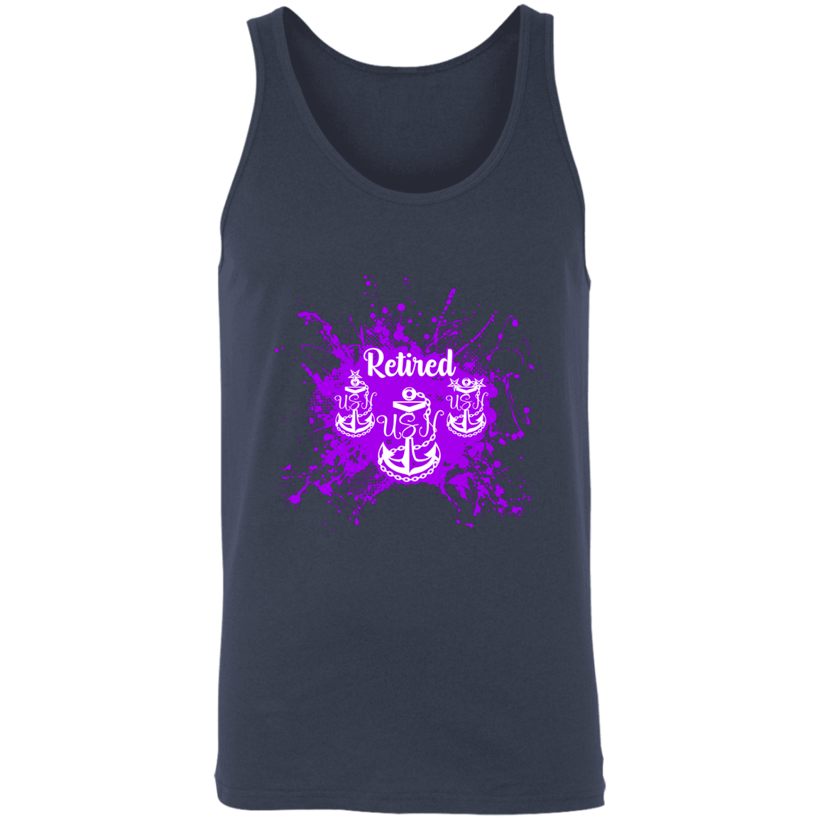 Retired Chief Purple Paint Unisex Tank