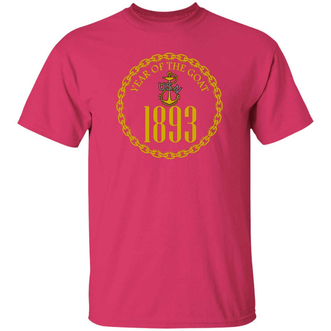 Year of the Goat Gold 5.3 oz. T-Shirt