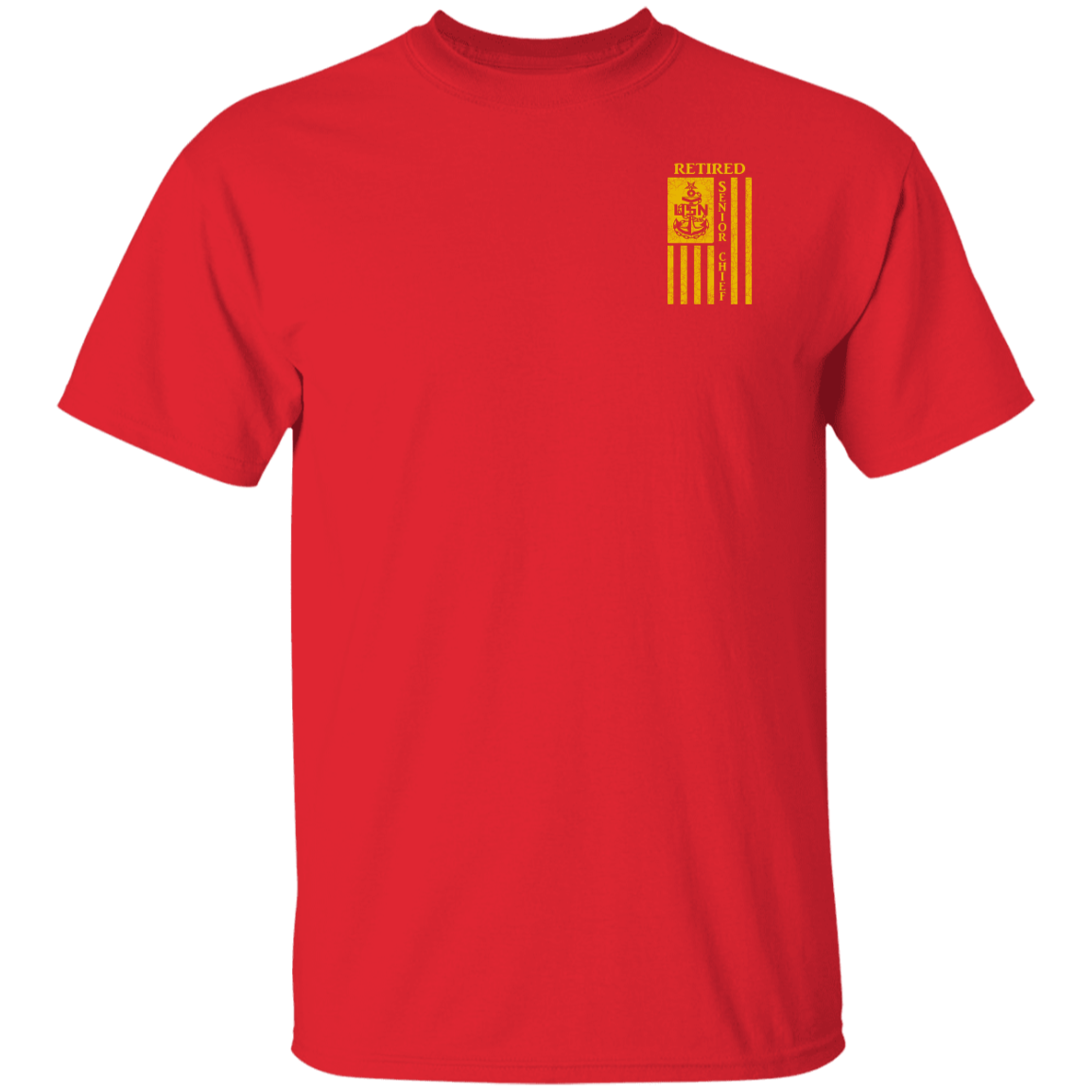 Retired Senior Chief Flag FB T-Shirt