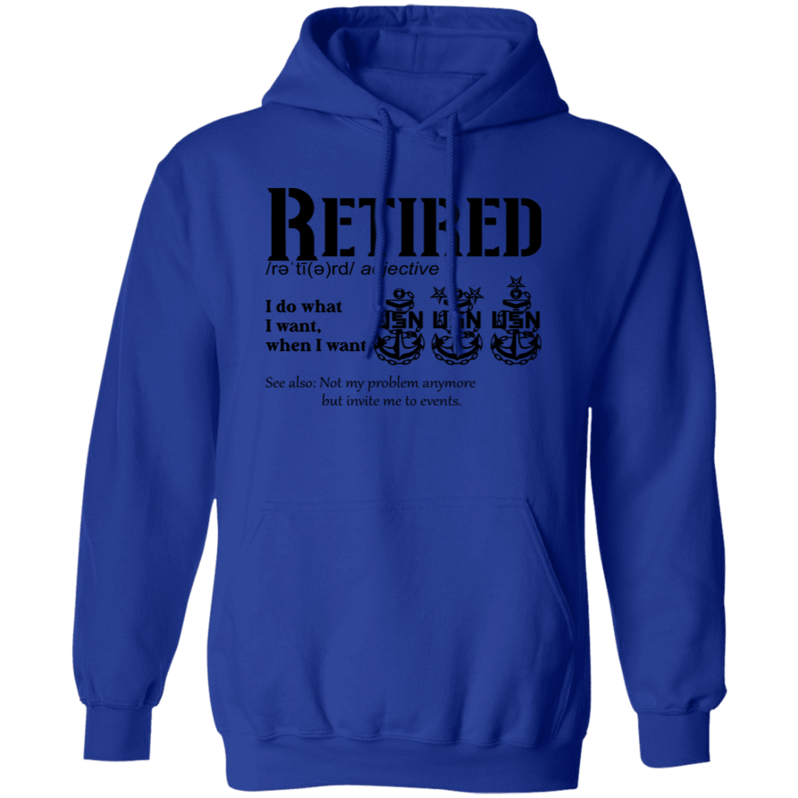 Retired Definition Pullover Hoodie