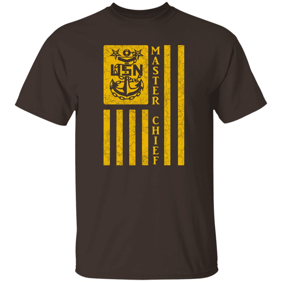 Master Chief Flag Gold 5.3 oz. T-Shirt