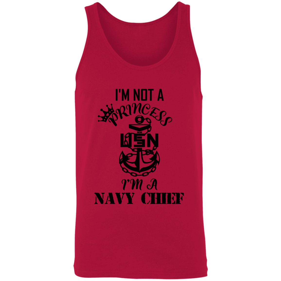I'm not a Princess Unisex Tank