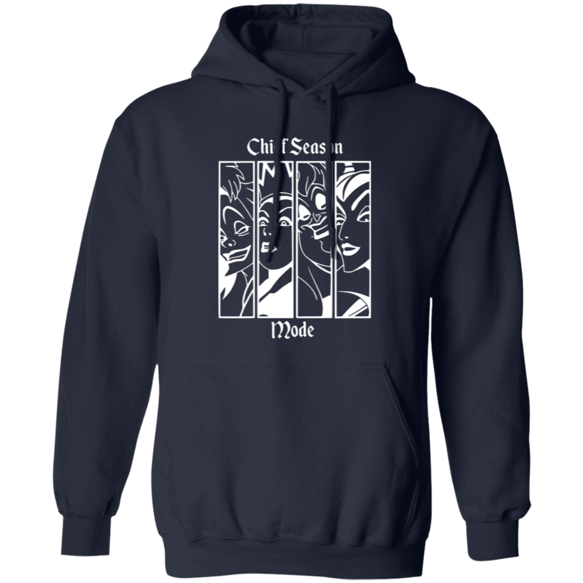 Wicked Mode White Pullover Hoodie