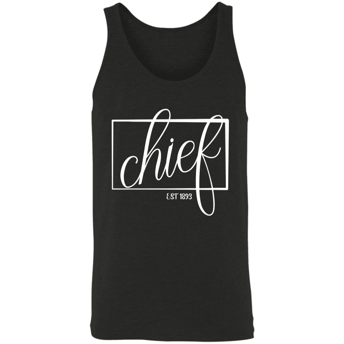 Chief 1893 White Unisex Tank