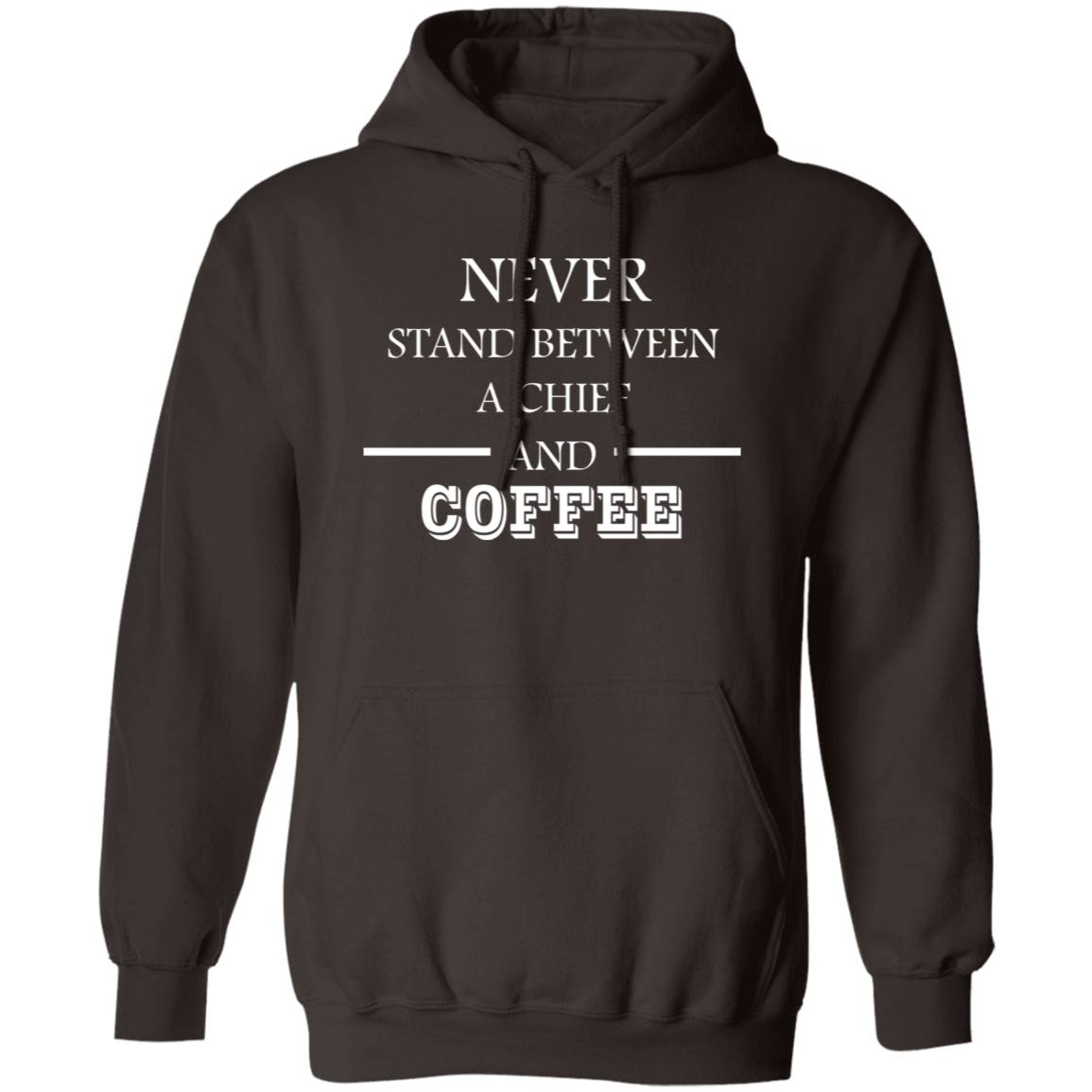 Coffee Love White Design Pullover Hoodie