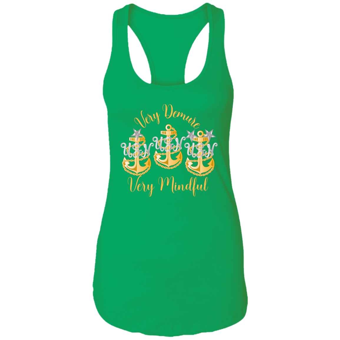 Very Demure Ladies Racerback Tank