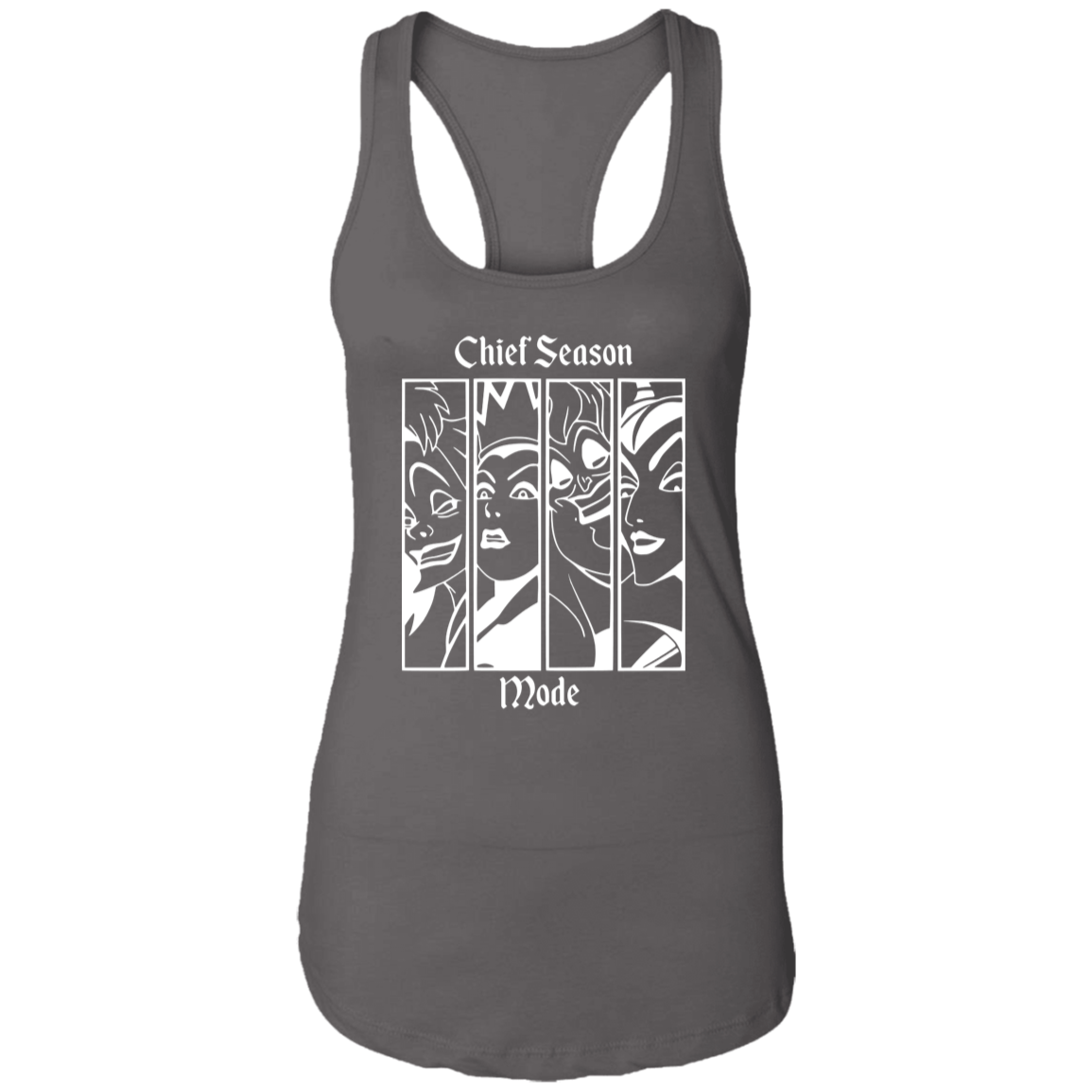 Wicked Mode White Pullover Hoodie Ladies Racerback Tank