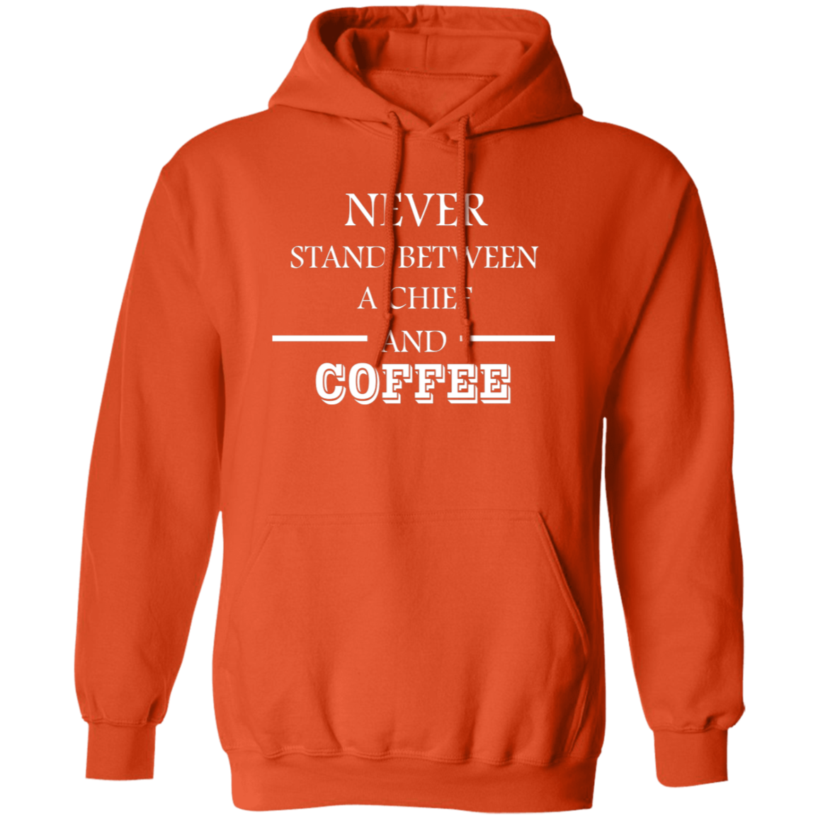 Coffee Love White Design Pullover Hoodie