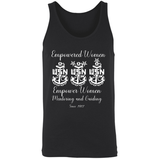Empowered Women White Design Unisex Tank