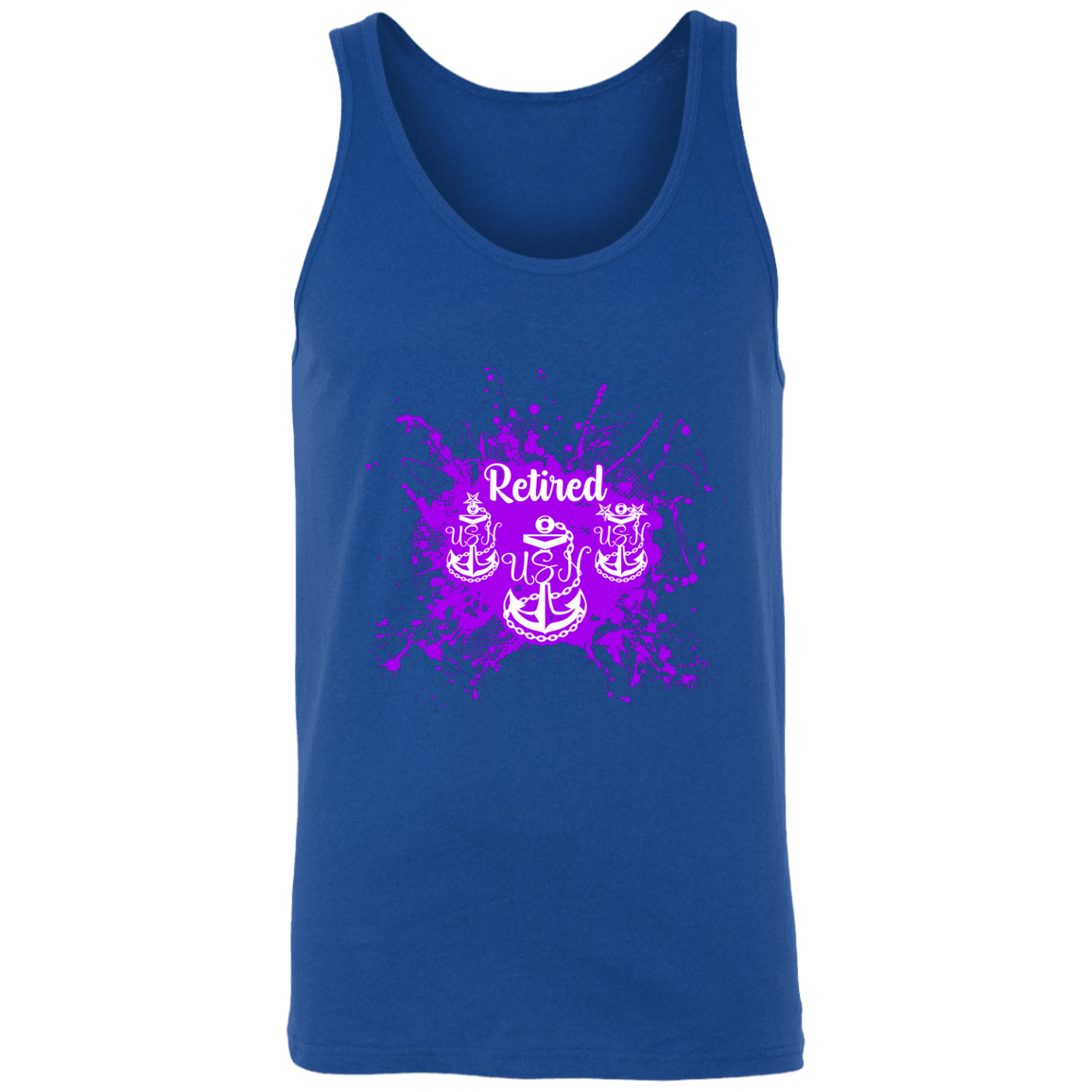 Retired Chief Purple Paint Unisex Tank