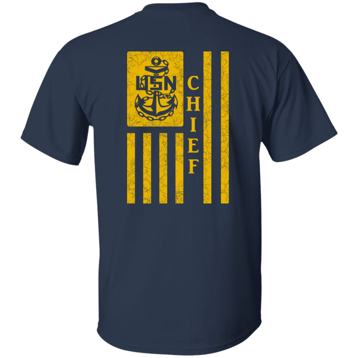 Chief Flag Front and Back 5.3 oz. T-Shirt
