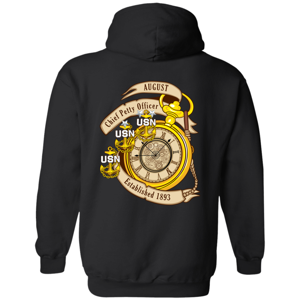 August CPO Two Side Pullover Hoodie