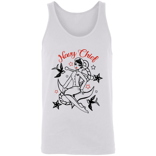 Navy Chief Pin Up Unisex Tank