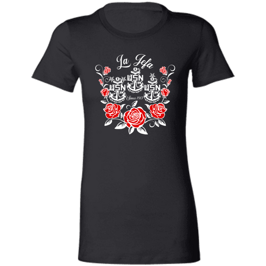 La Jefa Rose White Ladies' Favorite T-Shirt