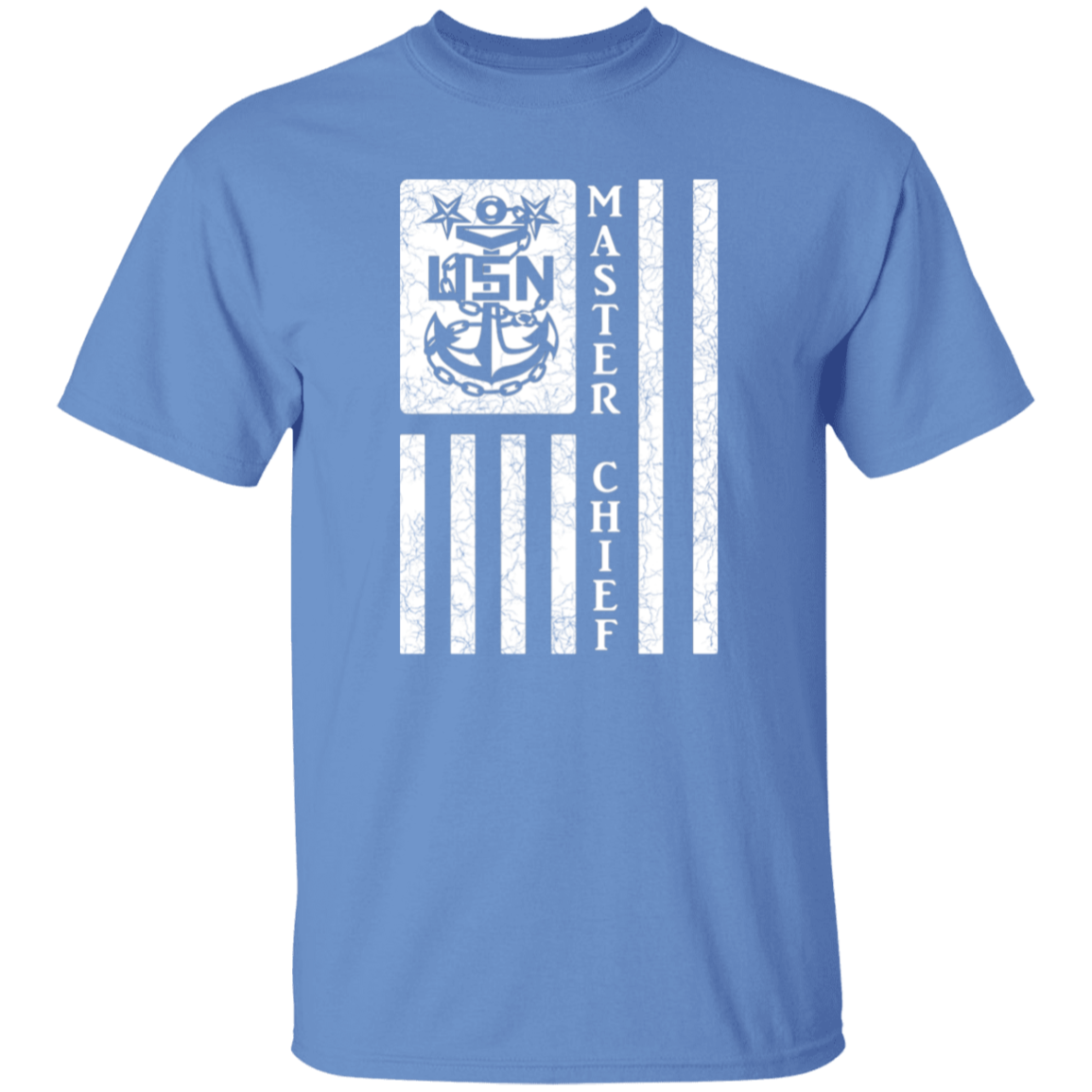 Master Chief Flag White 5.3 oz. T-Shirt