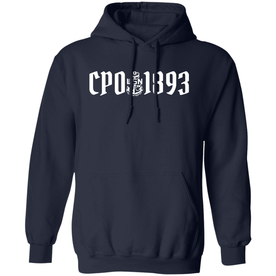 CPO 1893 White Pullover Hoodie