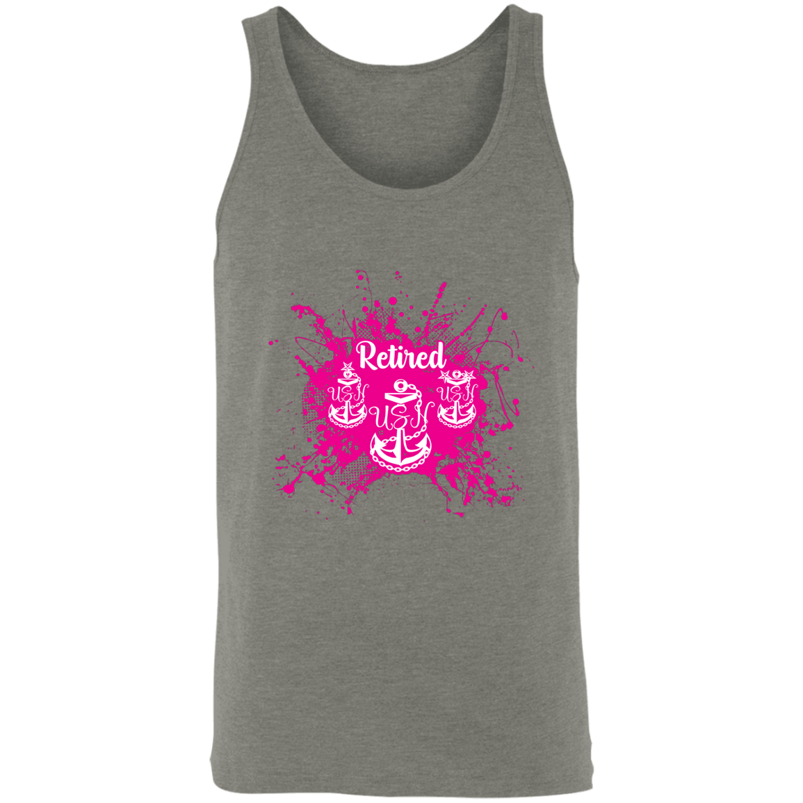 Retired Chief Pink Paint Unisex Tank