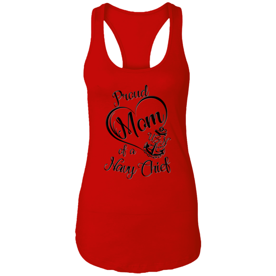 Proud Mom V2 Ladies Racerback Tank