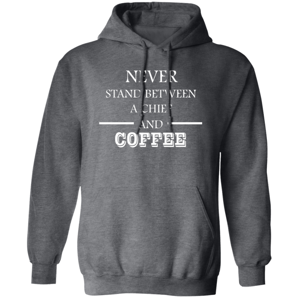 Coffee Love White Design Pullover Hoodie
