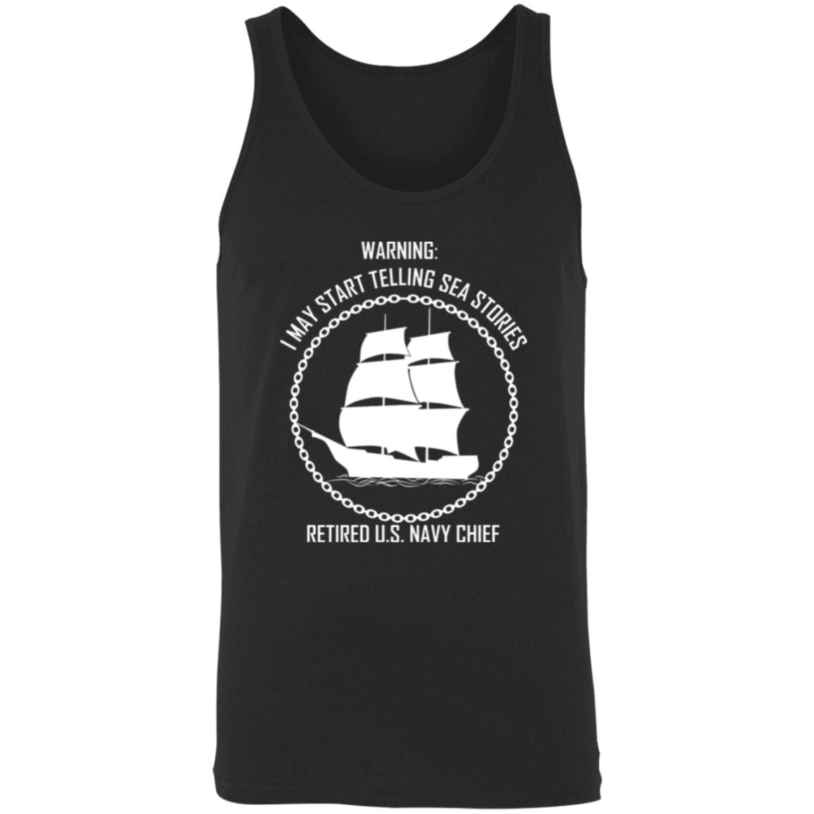 Retired Sea Stories White Unisex Tank