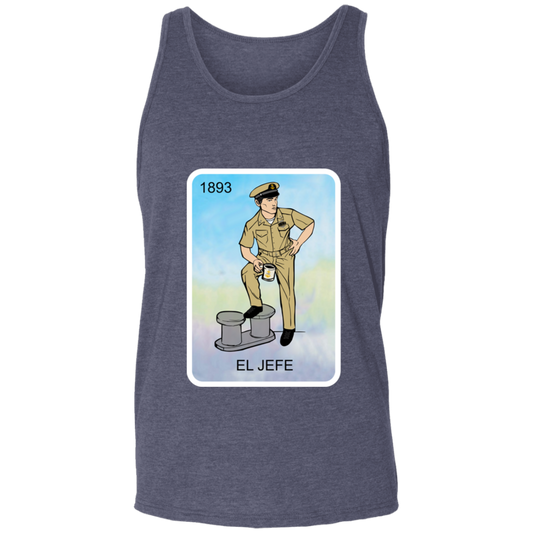 El Jefe Card Unisex Tank