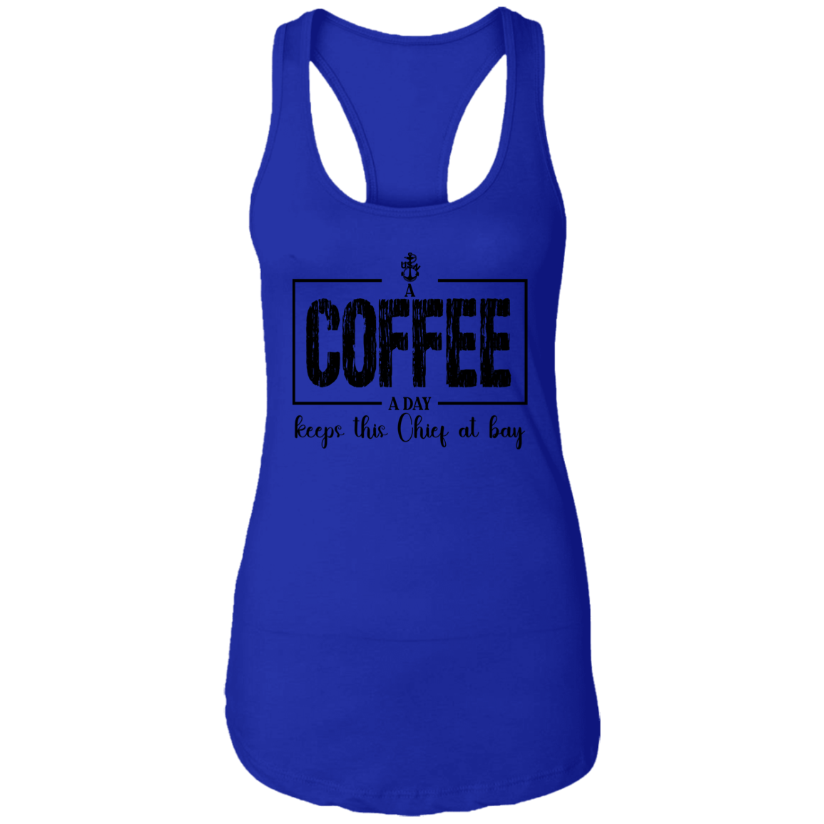 A Coffee a Day Ladies Racerback Tank