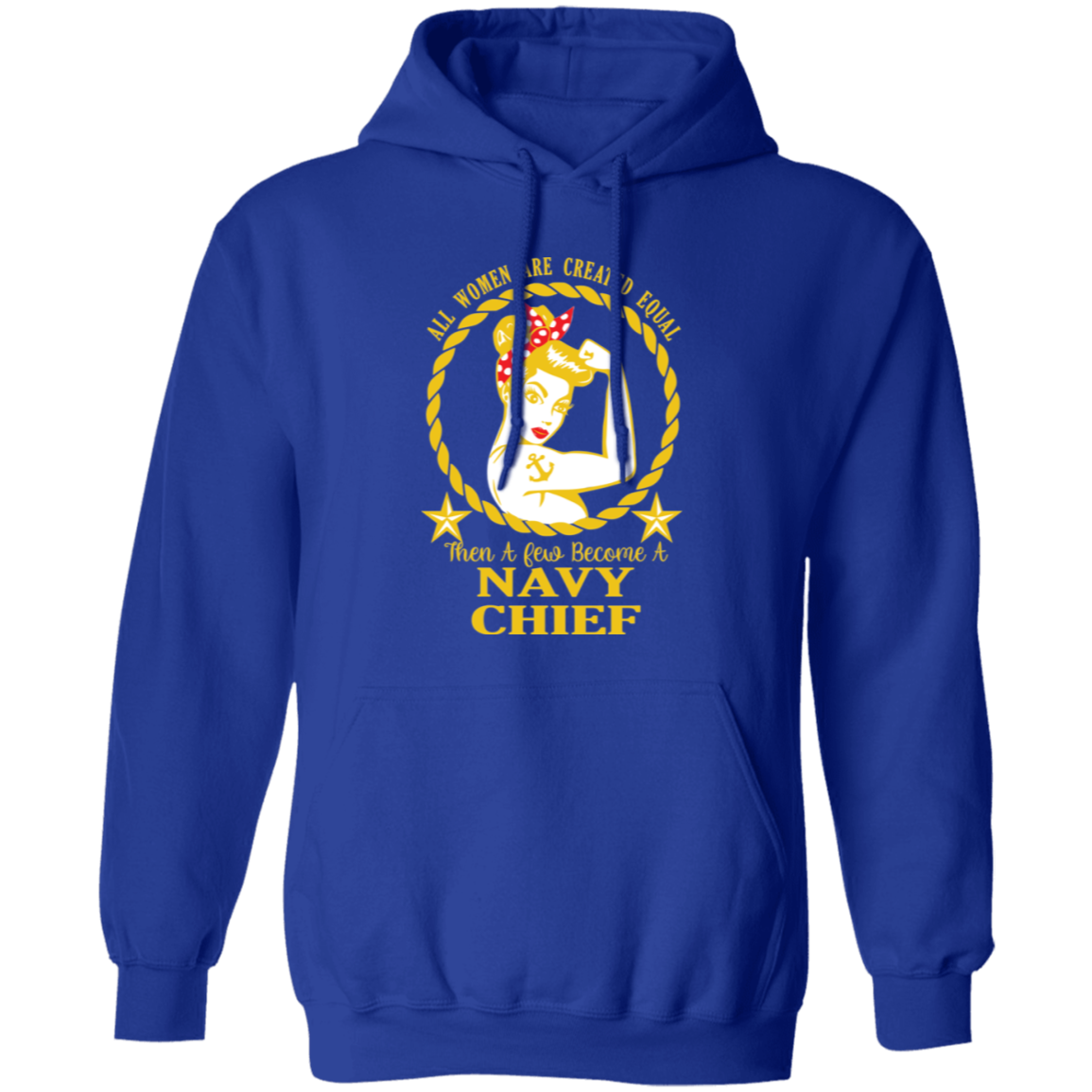 Navy Girl V2 Pullover Hoodie