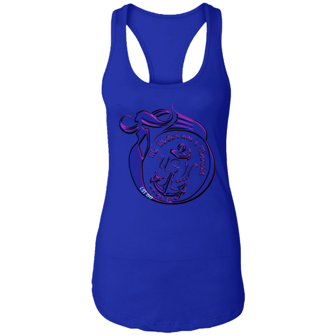 Me Mother Ladies Racerback Tank