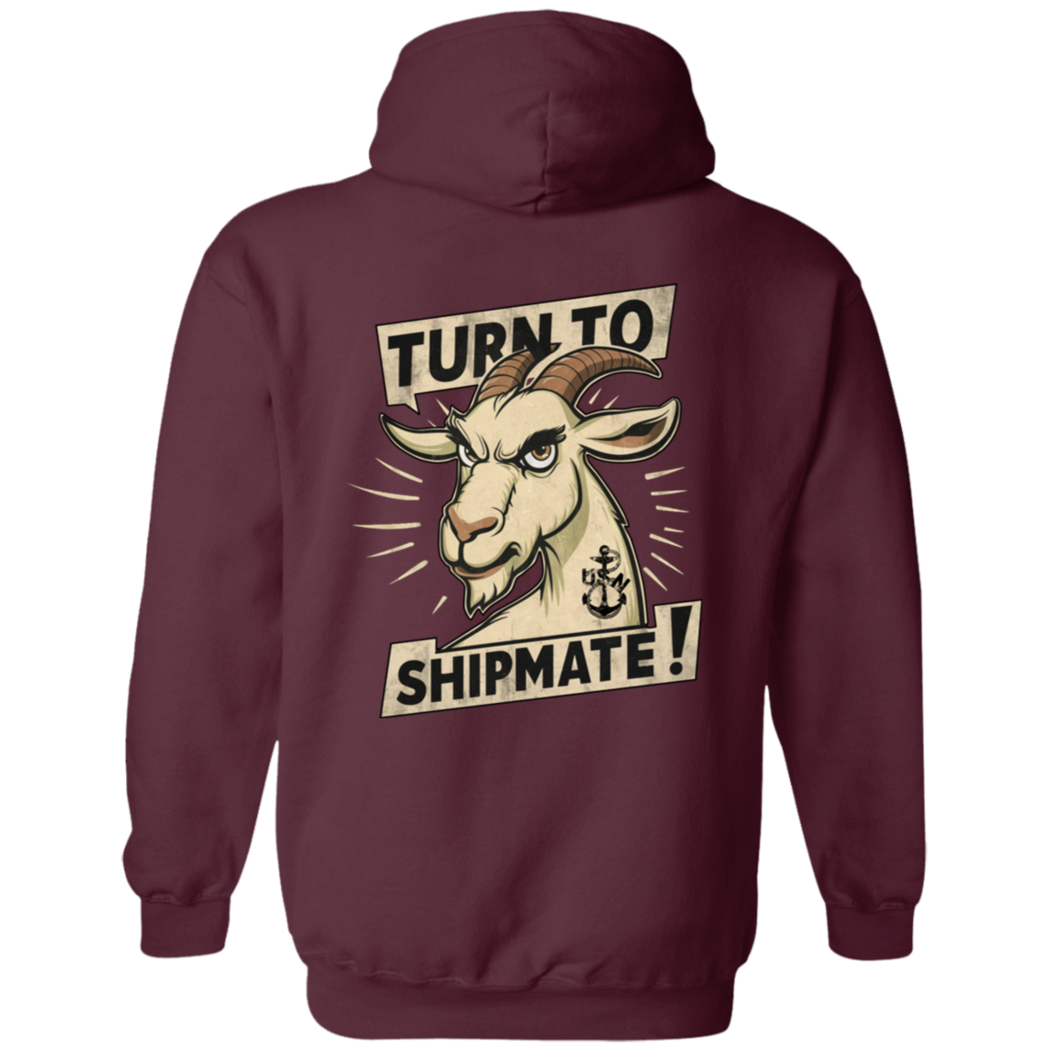 Turn To Shipmate FB Pullover Hoodie
