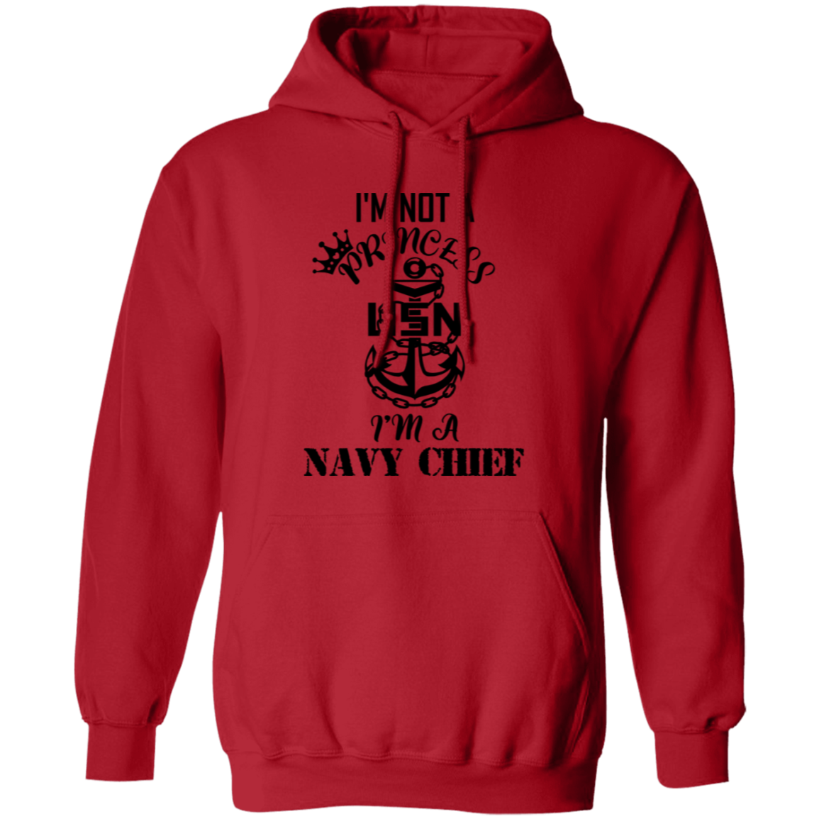 I'm not a Princess Pullover Hoodie