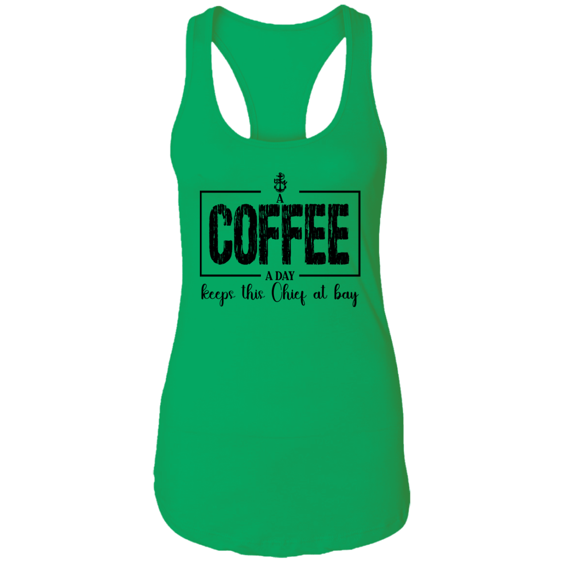 A Coffee a Day Ladies Racerback Tank