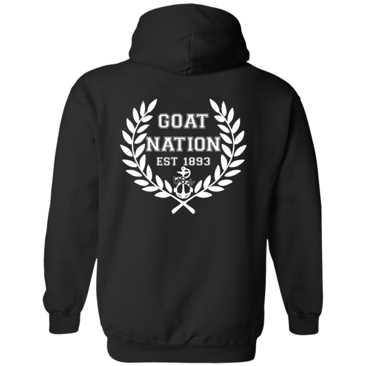 Goat Nation White FB Pullover Hoodie
