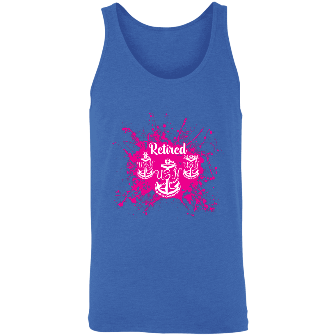 Retired Chief Pink Paint Unisex Tank