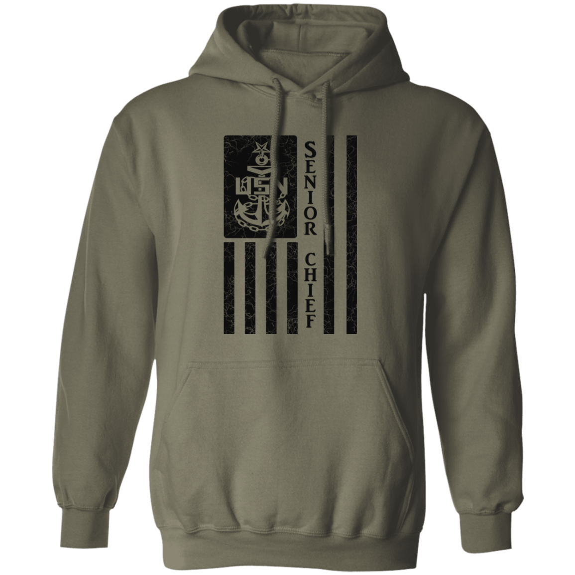 Senior Chief Flag Pullover Hoodie