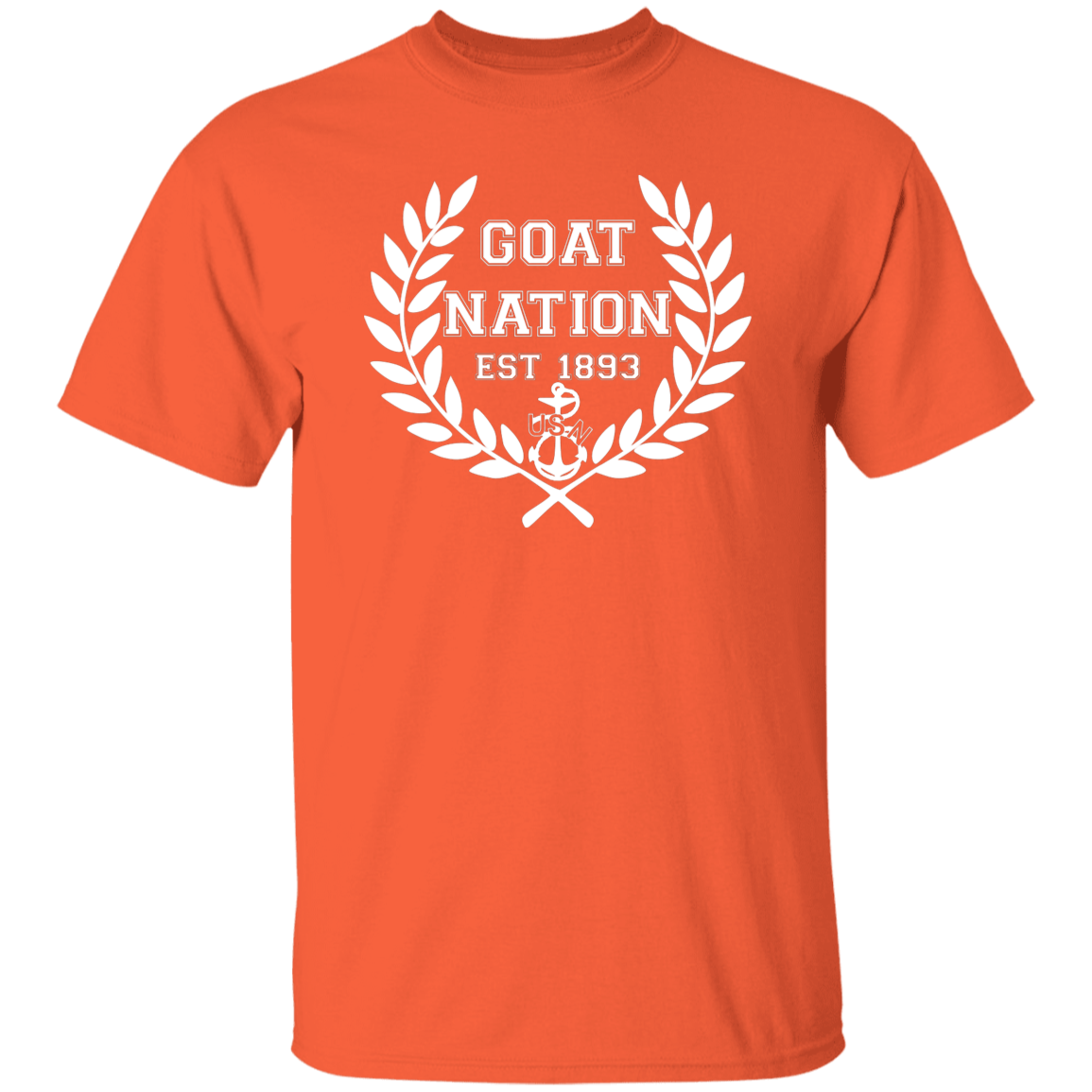Goat Nation White 5.3 oz. T-Shirt