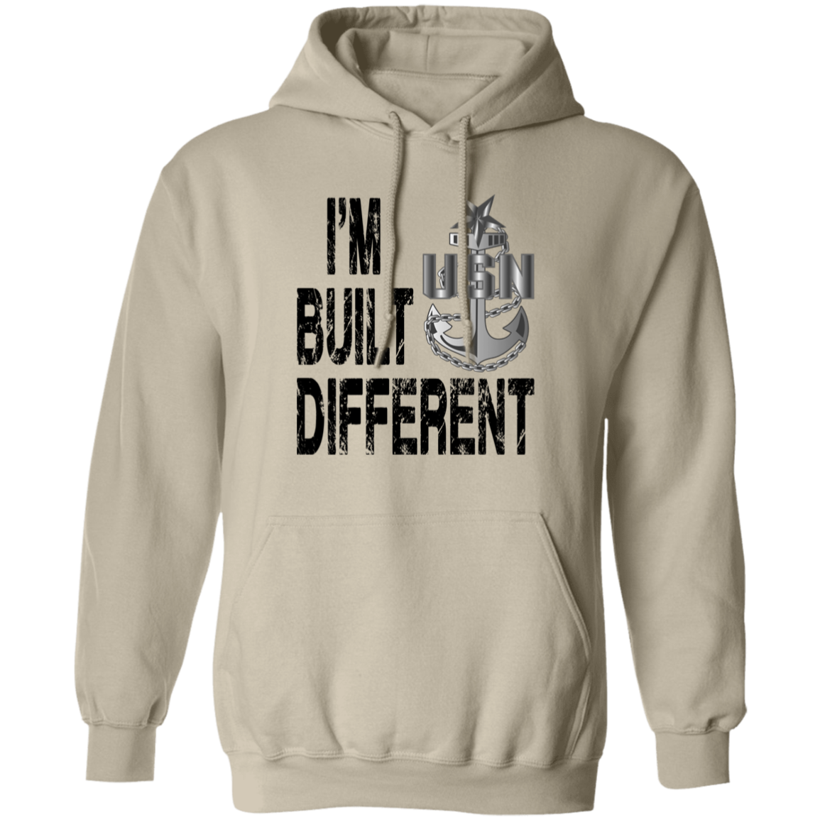 Built Different Senior Chief Pullover Hoodie