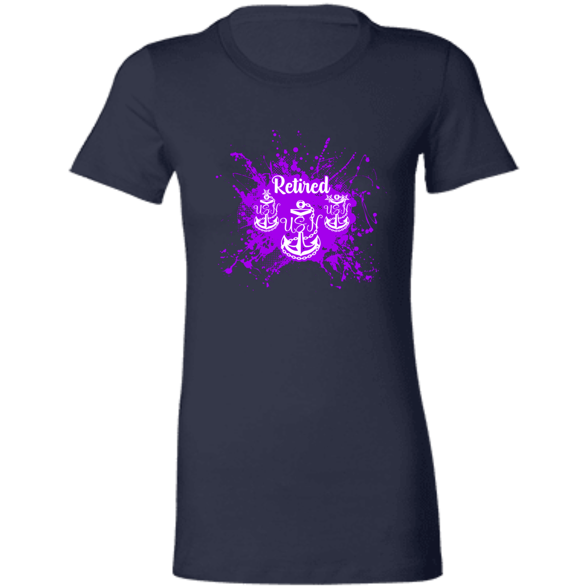 Retired Chief Purple Paint Ladies' Favorite T-Shirt