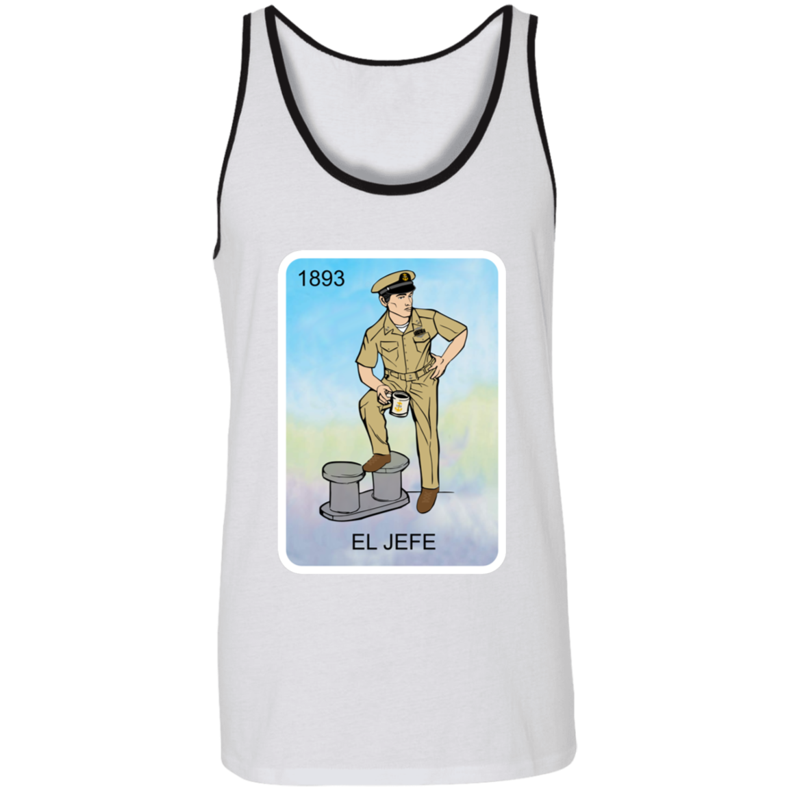 El Jefe Brown Shoe Card Unisex Tank