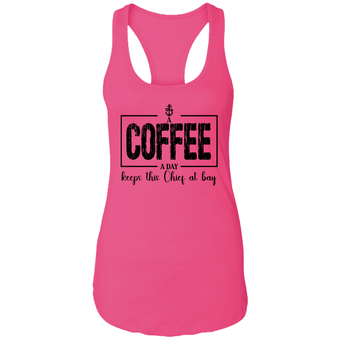 A Coffee a Day Ladies Racerback Tank
