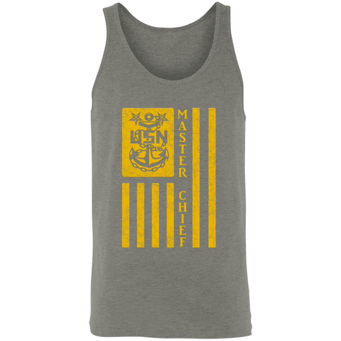Master Chief Flag Gold Unisex Tank
