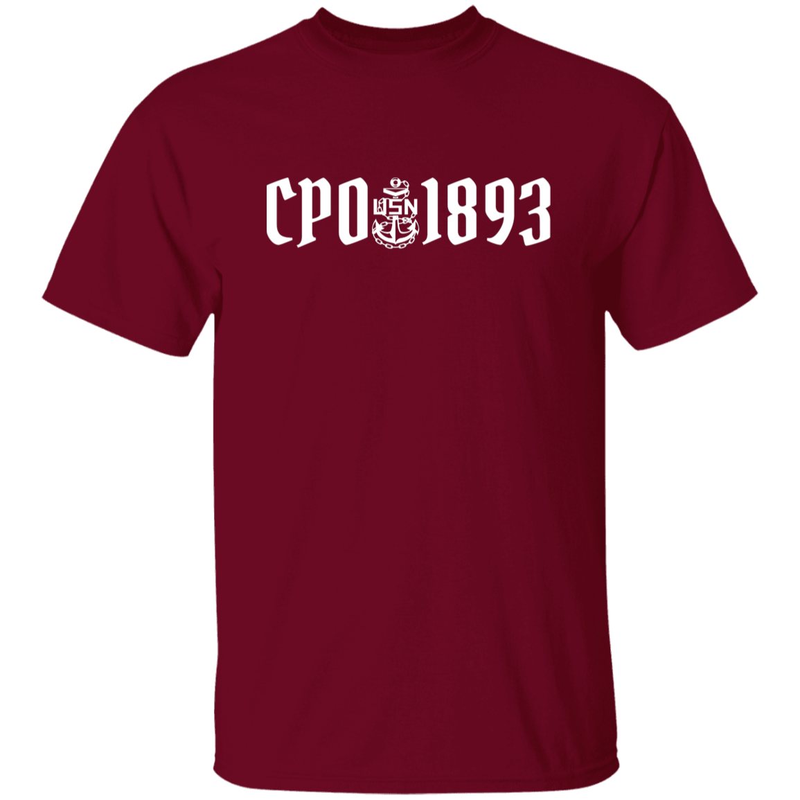 CPO 1893 White 5.3 oz. T-Shirt