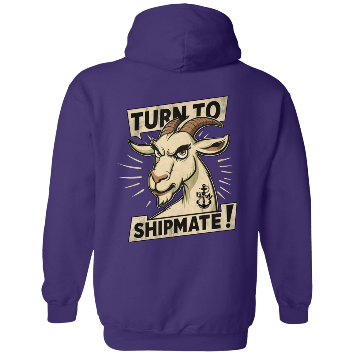Turn To Shipmate FB Pullover Hoodie