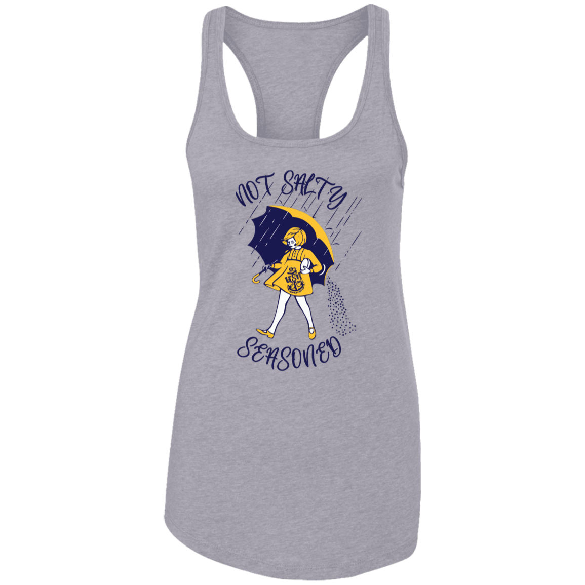 Not Salty Ladies Racerback Tank