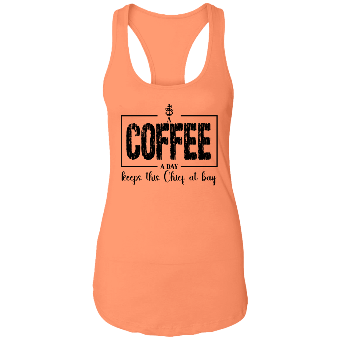 A Coffee a Day Ladies Racerback Tank